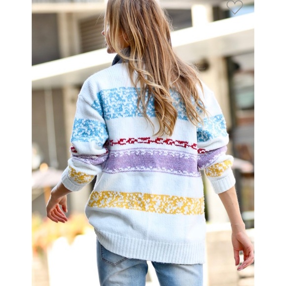 Chunky Knit Sweater Jacket - Picture 5 of 13